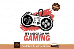 Black controller red abstract gaming video game Product Image 1