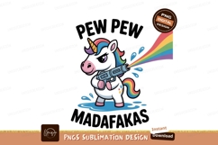 Black unicorn rainbow water gun image Product Image 1