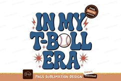 In My T Ball Era Baseball Graphic tball sport Product Image 1