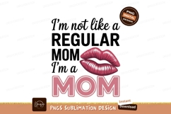 Pink Lips Kiss Mom love Product Image 1