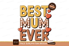 Best mum ever hearts love Product Image 1