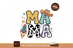 Mama Rocket Cowboy Stars yellow Product Image 1