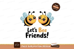 Cute bees friendship insect animal Product Image 1