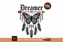 Butterfly dreamcatcher arrow tribal art feathers Product Image 1