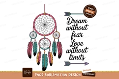Dreamcatcher feathers arrows text inspirational Product Image 1