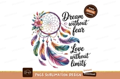 Colorful dreamcatcher floral feathers beads image Product Image 1