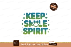 Keep Smile Spirit Gradient Text image Product Image 1