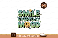 Smile everyday mood graphic smiley face Product Image 1
