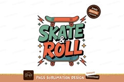 Skateboards and bold text roll graphic Product Image 1
