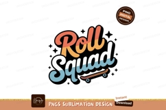 Roll Squad retro lettering vintage Product Image 1