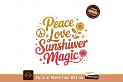 Peace Love Sunshine Magic sunflower Product Image 1