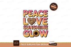 Peace Love Sunshine Glow sunflower Product Image 1