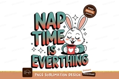 Nap time bunny with mug heart Product Image 1