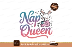 Nap queen bunny pajamas cute Product Image 1