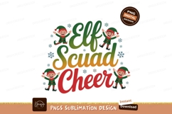 Merry elves squad cheer holiday christmas Product Image 1