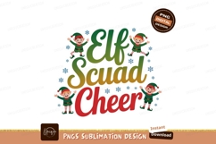 Merry elves squad cheer christmas holiday Product Image 1