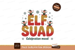 Festive elves celebrating holiday cheer christmas celebratio Product Image 1