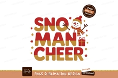 Snowman cheer festive greeting holiday Product Image 1