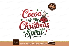 Festive cocoa christmas spirit mug image Product Image 1