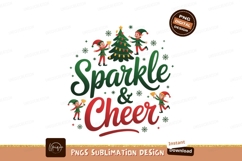 Merry elves celebrate Christmas with festive cheer Product Image 1