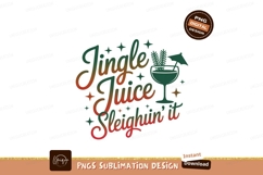 Festive drink with holiday text juice Product Image 1