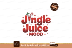 Festive drink with candy cane and umbrella Christmas Product Image 1