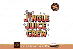 Festive drink with candy canes and stars image Product Image 1