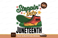 Steppin into Juneteenth shoe sneaker green Product Image 1