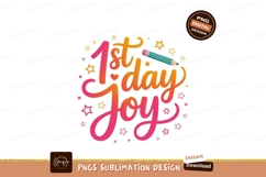 First Day Joy Gradient Lettering image Product Image 1