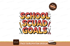 School Squad Goals Gradient text Product Image 1