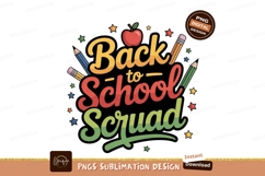 Back to School Squad Apple Pencils Stars image Product Image 1
