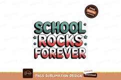School Rocks Forever Text Design image Product Image 1