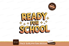 Ready For School Text lettering Product Image 1