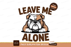 Grumpy bulldog text graphic image Product Image 1