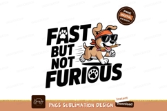 Cool dog running with pencil sunglasses bandana Product Image 1