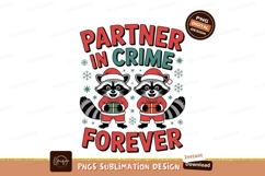 Raccoons festive gifts partner crime image Product Image 1
