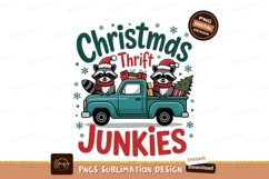 Raccoons truck christmas gifts tree image Product Image 1