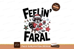Raccoon Santa drinking wine christmas sunglasses Product Image 1