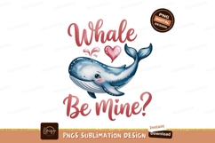 Cute whale with heart and text love Product Image 1