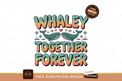 Whaley Together Forever Whales hearts stars Product Image 1
