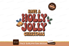 Have a holly jolly christmas text holiday festive Product Image 1