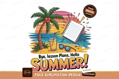 Tropical beach scene with drink and notebook palm tree Product Image 1