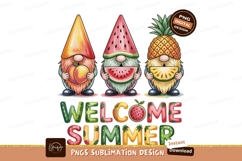 Fruit Gnomes Welcoming Summer peach watermelon Product Image 1