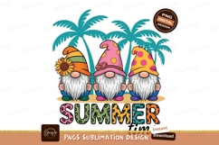 Three gnomes tropical vacation summer palm Product Image 1