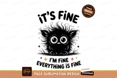 Fluffy creature with text stars orange Product Image 1