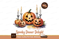 Jackolanterns candles spooky celebration halloween Product Image 1