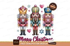 Festive nutcracker figures with holiday decorations Product Image 1