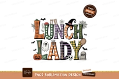 Halloween lunch lady spooky kitchen image Product Image 1
