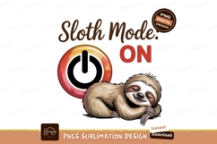 Sleeping sloth power on mode Product Image 1