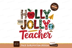 Holly Jolly Teacher apple books Product Image 1